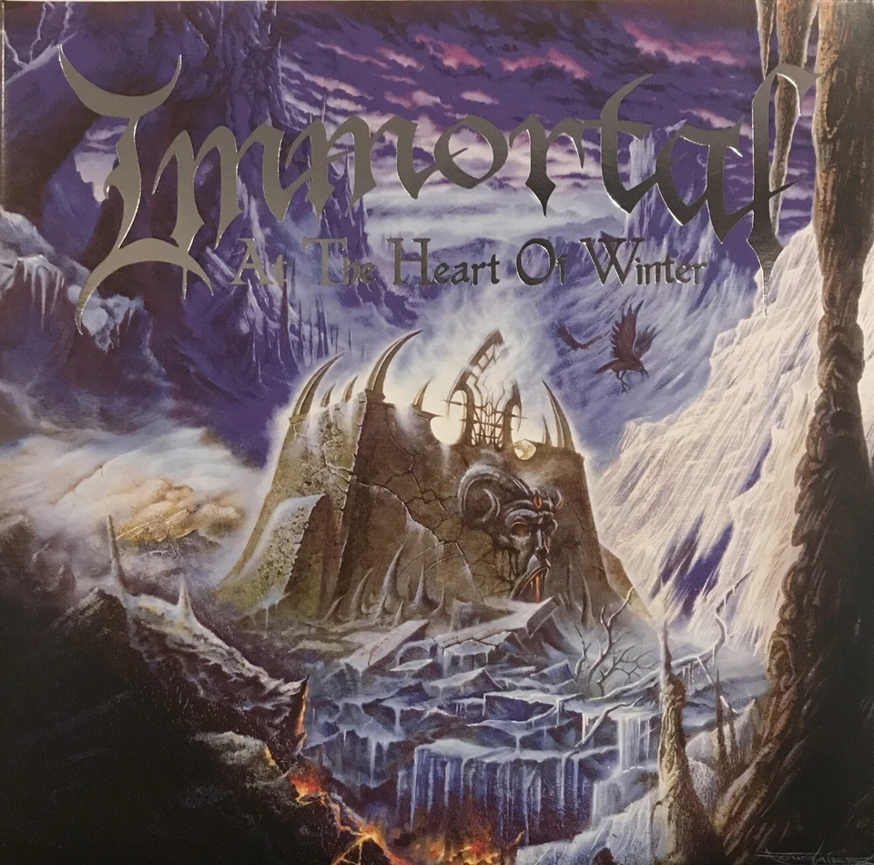 Immortal - At The Heart Of Winter LP 2024 Osmose - OPLP079 [Gold/Black Galaxy] - Image 2 of 4