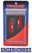 Traxxas 3632X 6061-T6 Alum Caster Blocks 30 Deg RED Lft Rt : RU, STAMPEDE TRA1