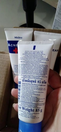4 x 85g Facial Foam Face Wash Care Mistine Acne Scar Clear Oil Control Original - Picture 9 of 20