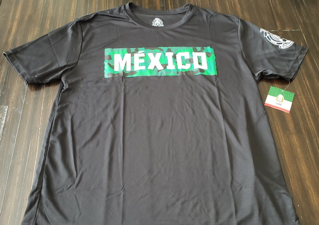 Mexico Soccer Jersey Seleccion Nacional De Mexico SNM Mens Size L 2016 NWT Black