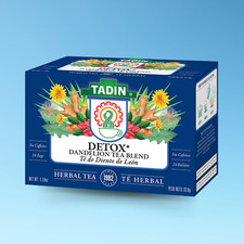 Tadin Dandelion Root Detox Tea Blend. Supports Digestion. 24 Teabags. 1.19 oz