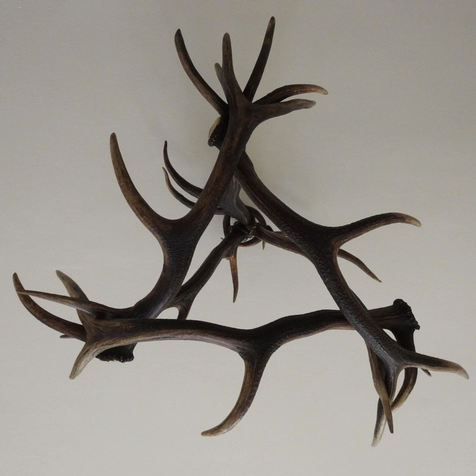 Modern Antler Triangle Chandelier - Image 3 of 4