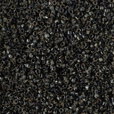 Miyuki Delica DB2261 11/0 Opaque Picasso Smoky Black 7.2g