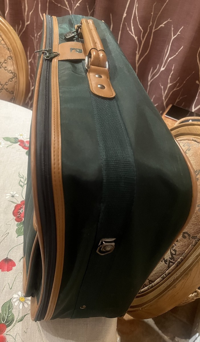 Vintage Pierre Cardin Suitcase Wheeled Luggage Bag, Travel Bag In