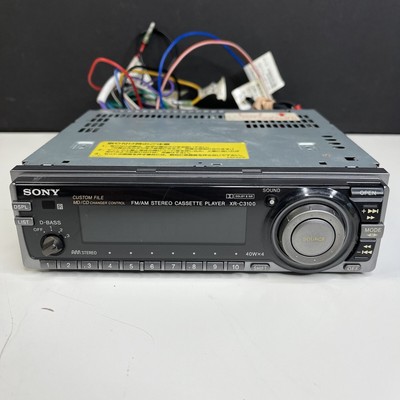 Sony CD Spectrum Analyzer CSX-310 & FM/AM Cassette Car Stereo XR