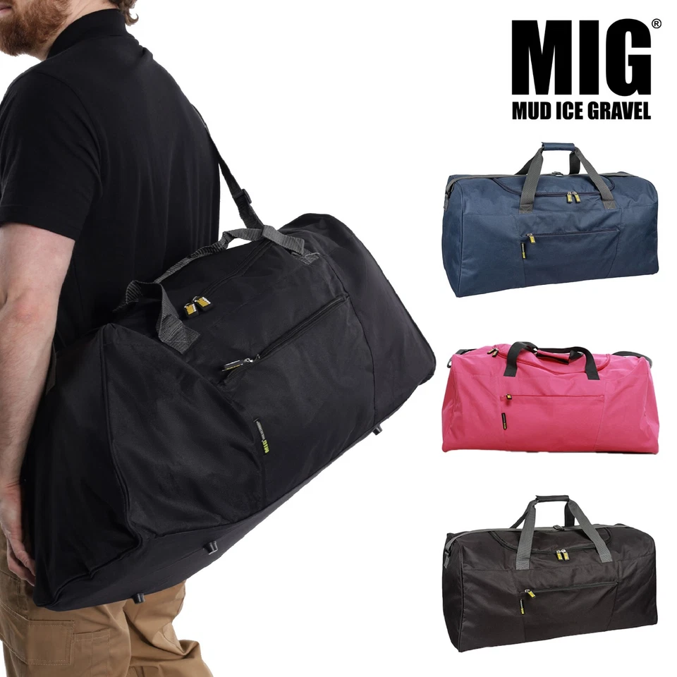 Herren große extra große Reise Sport Haltetasche - REISEAUSRÜSTUNG FREIZEITARBEIT - Bild 2 von 4