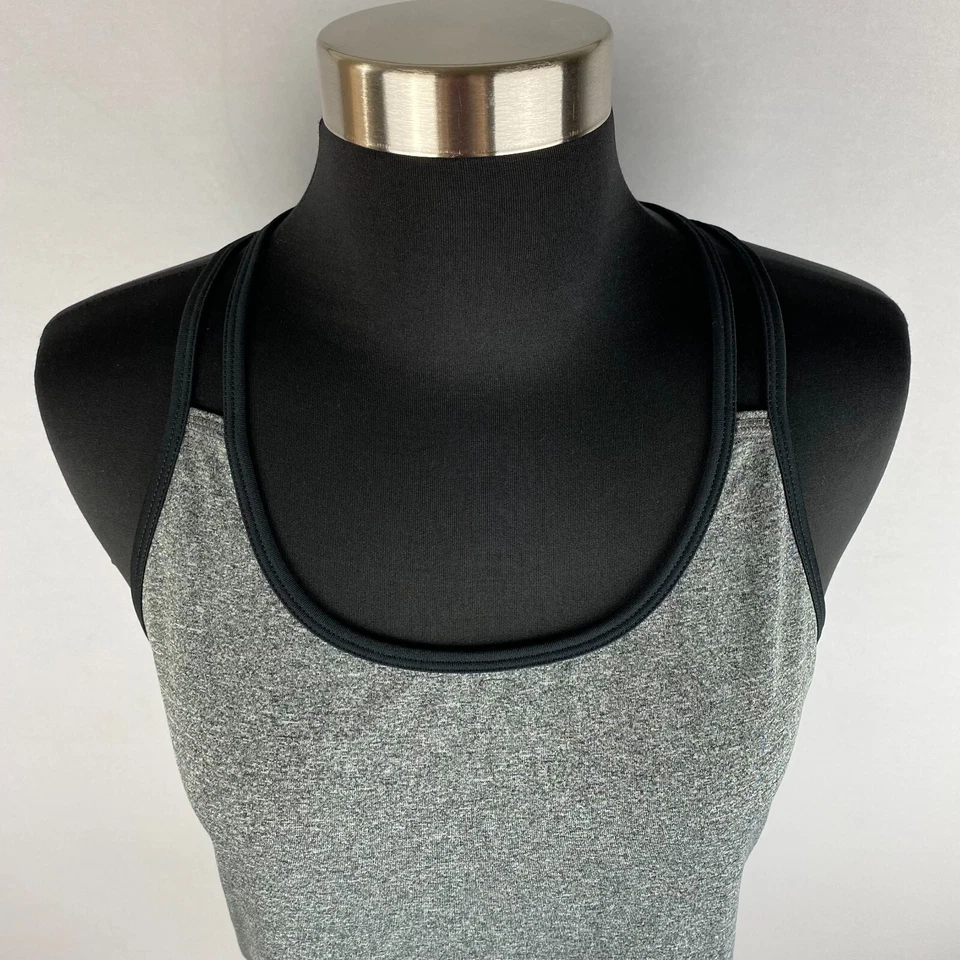 C9 By Champion XS Gris Jaspeado Negro Borde Tanque Malla Como Diseño Espalda Casi Nuevo Foto 2 de 4