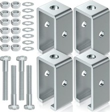 4 Pack Channel Trolley Track Support Hanger Bracket for All 1-5/8" Strut Channel