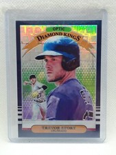 Trevor Story 2019 Donruss Optic Baseball BLUE PANDORA (06/99) - Colorado Rockies