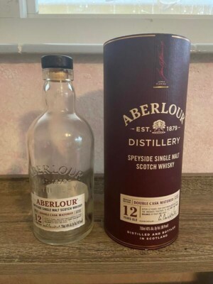 Aberlour~12 Year Old Single Malt Scotch Whisky~70cl Empty Bottle~Double Cask