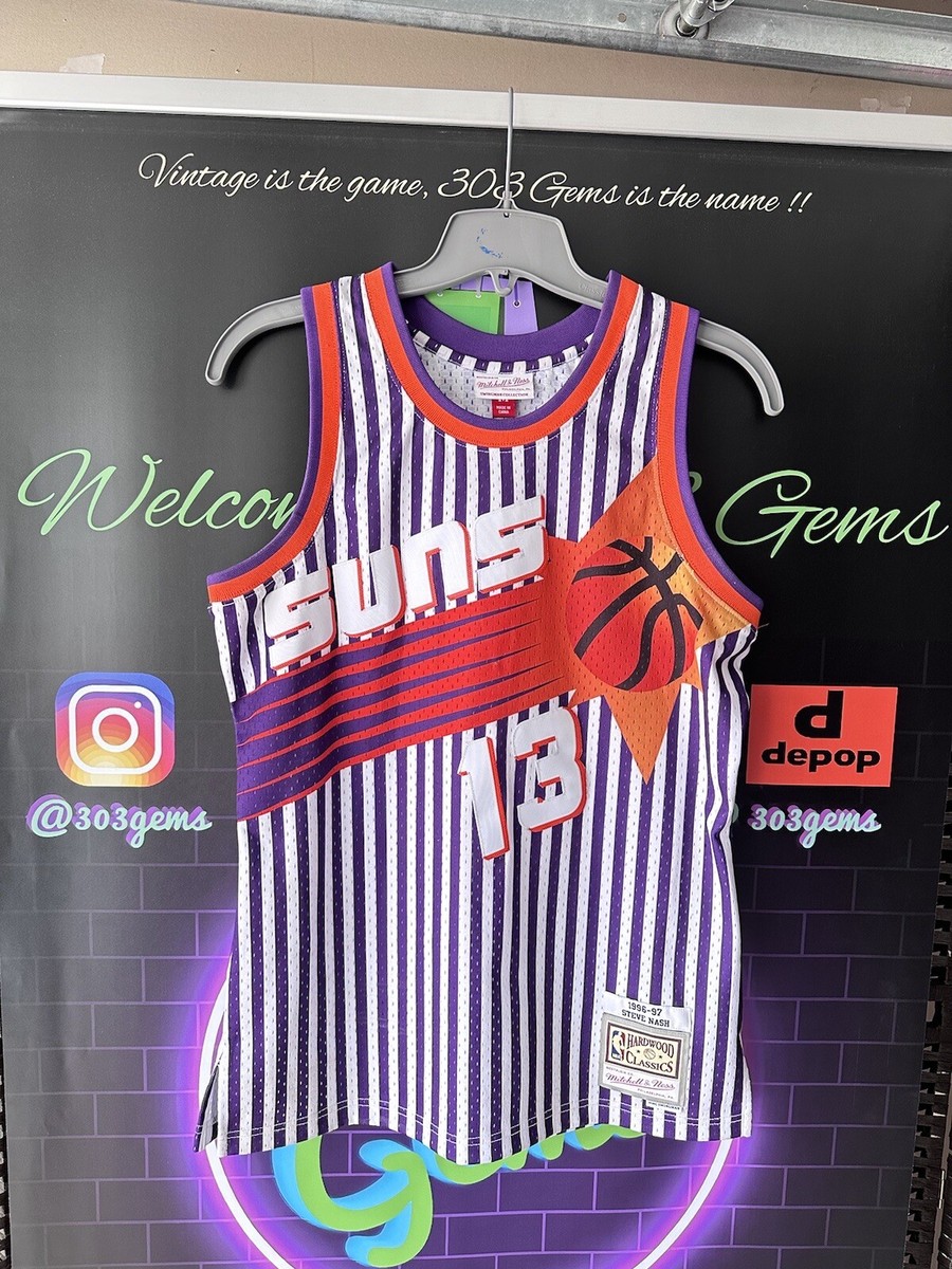 RARE Authentic Mitchell & Ness Nash #13 Phoenix Suns 1996-97 