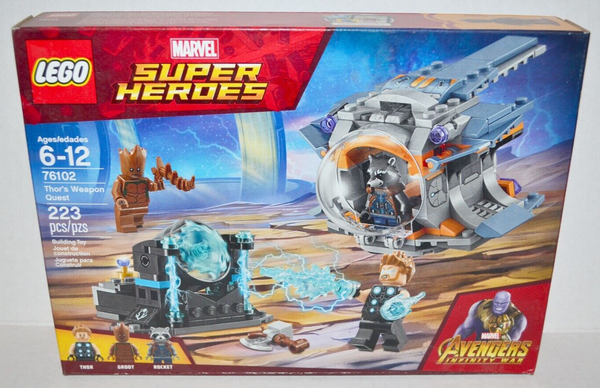 力石 LEGO Marvel Super Heroes Avengers: Infinity War Thor's Weapon