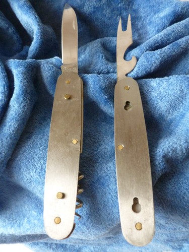 TASCHENMESSER MIT WERBUNG - MESSER & GABEL-KATHREIN ANTENNEN-ELECTRONIC-CAMPING! - Bild 4 von 5