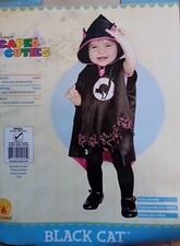 Caped Cuties/Schwarze Katze/Kind 3-4 Jahre/#194