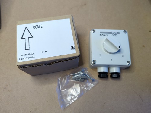 VAT INC - S&P COM-2 Extractor Duct Fans Two Speed On/Off Switch Rotary 4a (13) - Picture 2 of 2