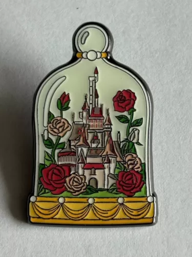 Belle Beauty and the Beast Castle Terrarium Flowers Loungefly Disney Pin