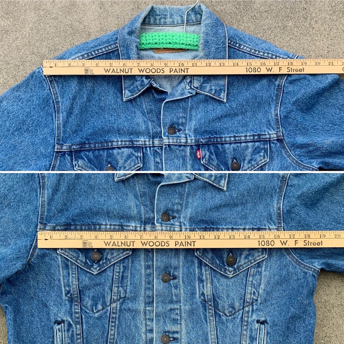 vintage Levi's denim jacket jean trucker ranch western made vintage Levi's denim jacket jean trucker ranch western made
