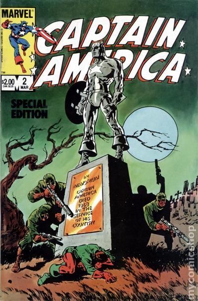 Captain America Special Edition #2 FN 1984 Stock Image