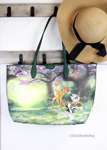 Kate Spade X Disney Sutton Bambi Coated Canvas Shoulder Tote Handbag Purse - Picture 9 of 9