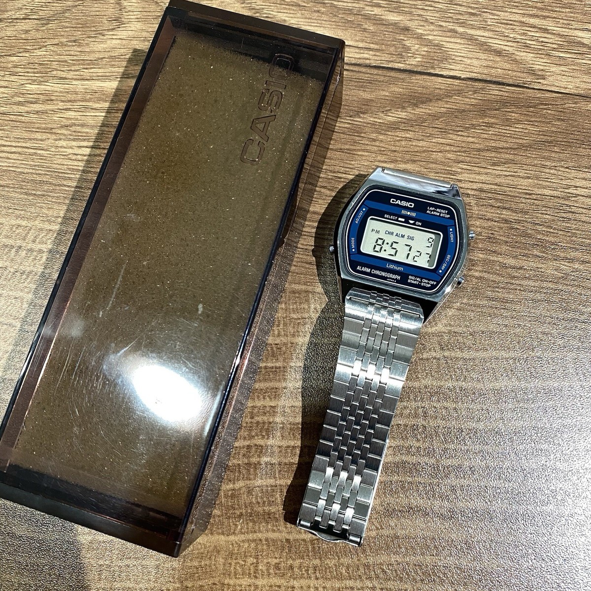 CASIO A852 Rare Vintage Digital Watch Lithium Alarm 1981 NOS NIB