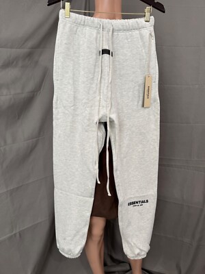 Fear Of God Essentials Light Oatmeal Pants Small BRAND NEW