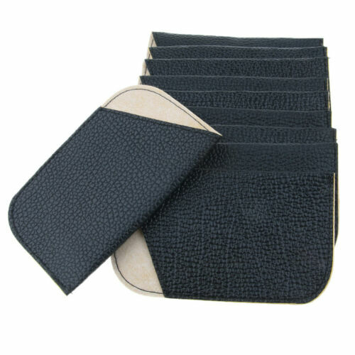 3er Set Leder Brillenetuis Mit Putztuch - Hartschalen-Etuis Für Sonnenbrillen & Lesebrillen