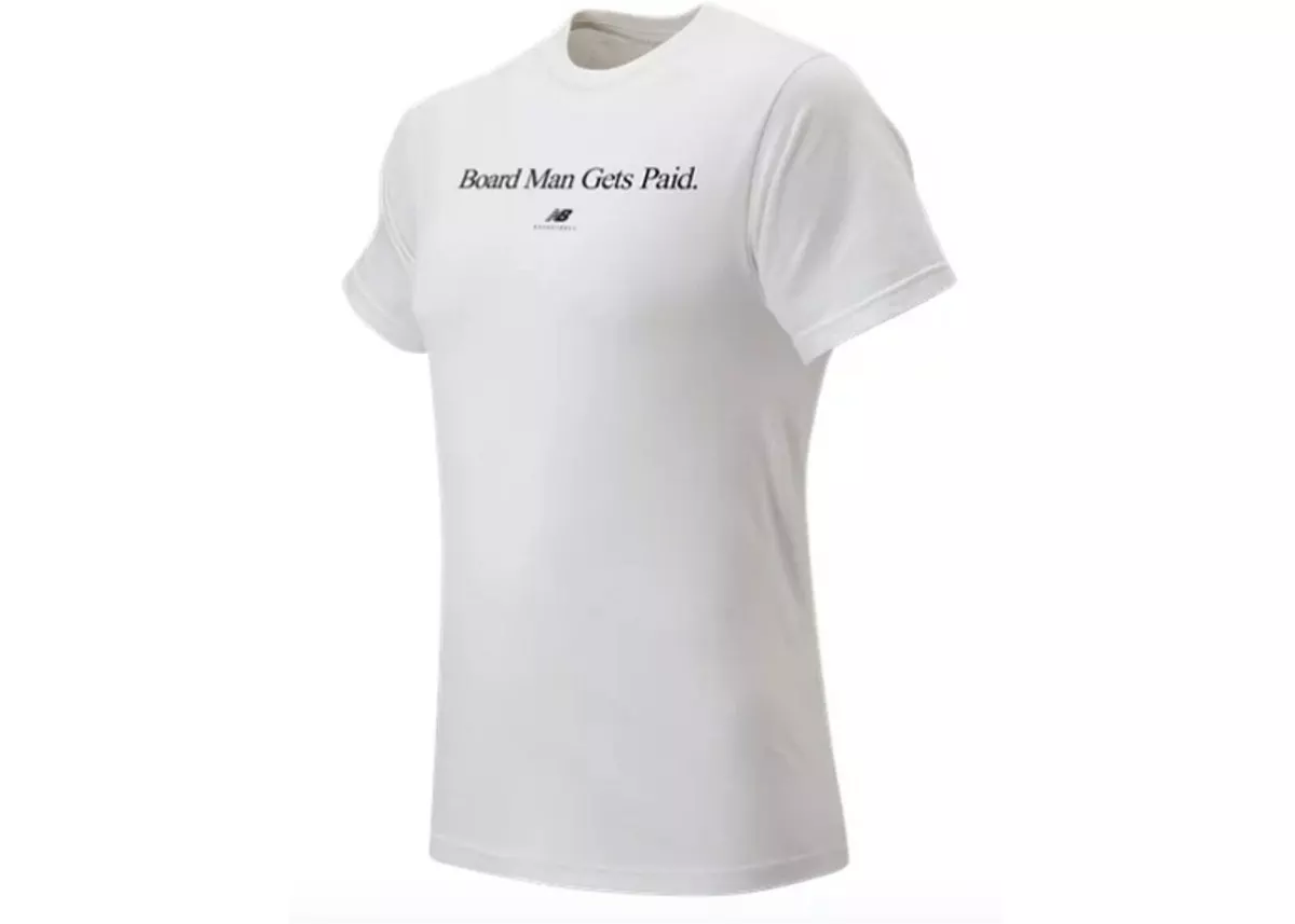AUTHENTIC New Balance Board Man Gets Paid T Shirt Kawhi Leonard