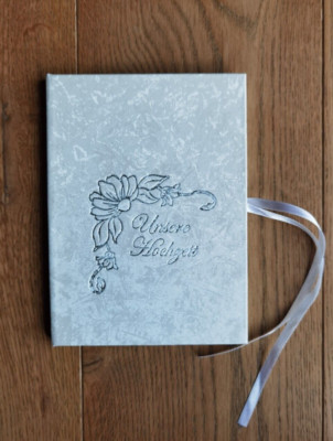Box für 2 Blu-Ray Disc, weiß, 14x19 cm, Hochzeitsmotiv