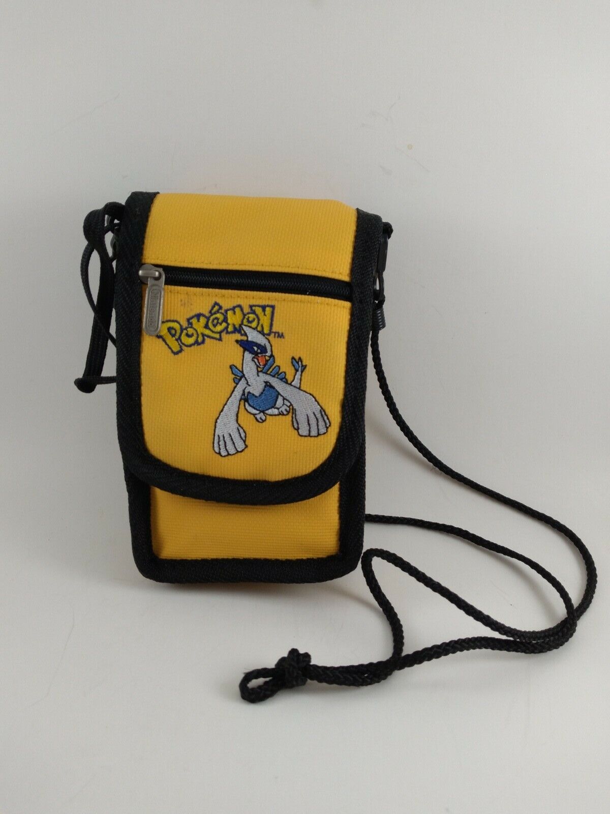 RARE POKEMON YELLOW CROSS BODY PURSE BAG POUCH STITCHED NINTENDO GAMEBOY  CASE