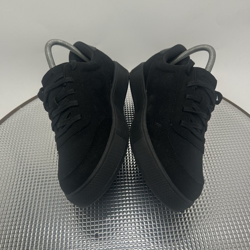 Zapatos informales Kizik Irvine de lona totalmente negros talla 6Y para mujer 7 sin cordones - Imagen 5 de 12
