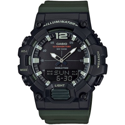 Uhr CASIO ILLUMINATOR HDC-700-3AVEF Silikon Grun Schwarz Chrono Timer
