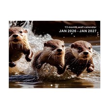 2026 Animal Theme Calendar Wall Hanging Monthly Calendar For Home Office School