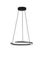 Nova Luce Greamy Pendelleuchte Schwarz Dimmbar HöHenverstellbar 21W 3000K IP20