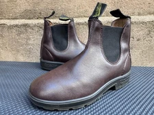 Blundstone Women's Chelsea Boots Brown Work Leather - UK 4 | US 7