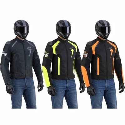 Motorradjacke Textil CE-Protectoren Sportliche Bikerjacke Herren,Racing Motorrad - Bild 1 von 2