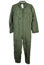 U.S. Military Flight Suit Flyer Mens CWU 27/P Aramid Coveralls Sz 40 Reg  3 