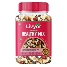 Livyor Healthy Mix Nuts Seeds Berries 200g | Cashews Almonds Raisins Cranberries 52.16 per gallon