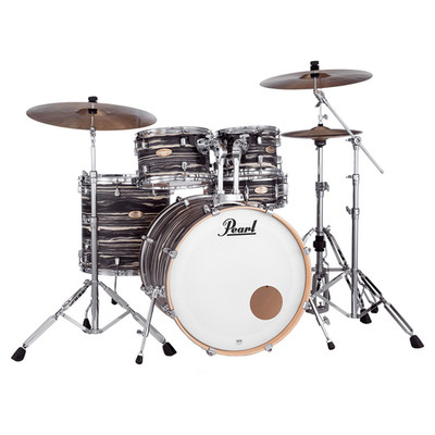 Pearl Decade Maple Artisan 5-Pc. Shell Pack w/22'' Kick - Black Satin Marble