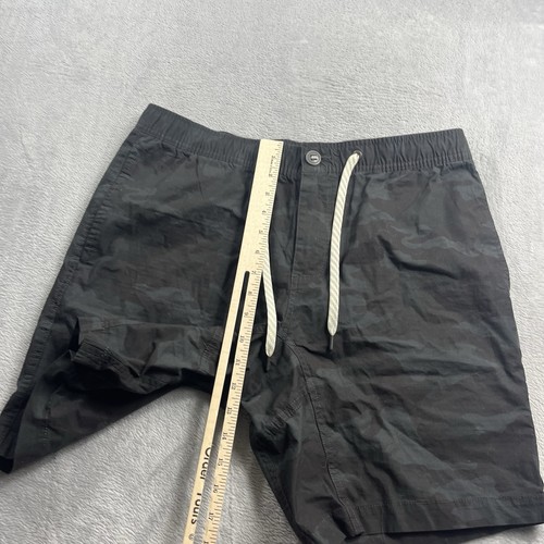 Vuori Shorts Men Large Black Camo Ripstop Zipped Pockets Performance Hiking V370 - Picture 5 of 10