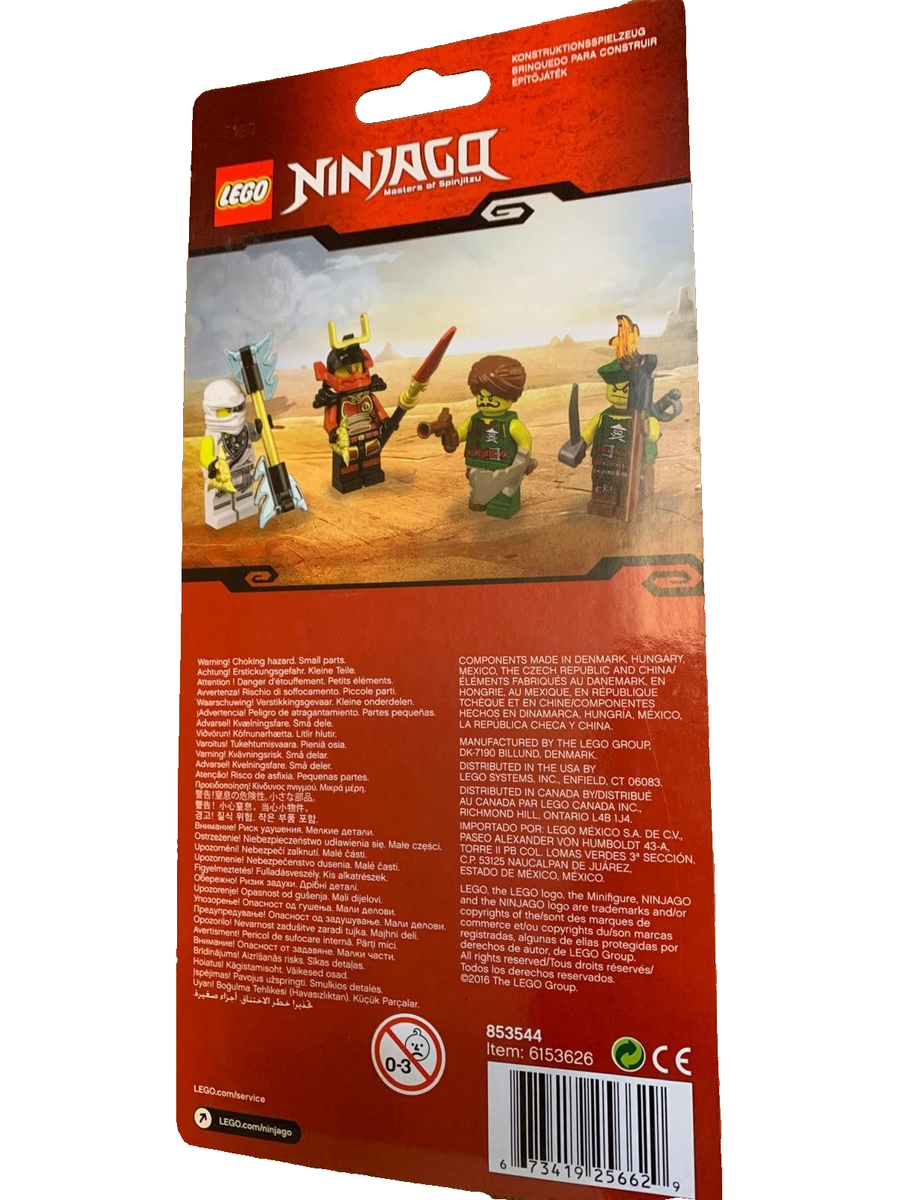 LEGO NINJAGO 853544 Accessory Set SEALED NEW Tournament Zane