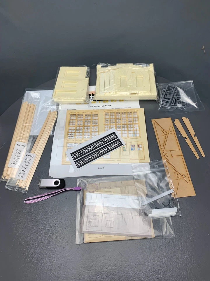 O Scale Stoney Creek Designs Factory Building With Annex Kit NIB! O2995 - Image 3 of 4