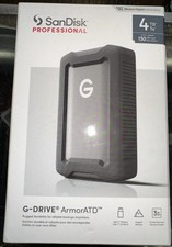 SanDisk Professional 4TB G-DRIVE ArmorATD USB-C Portable HDD-SDPH81G-004T-GBA1D