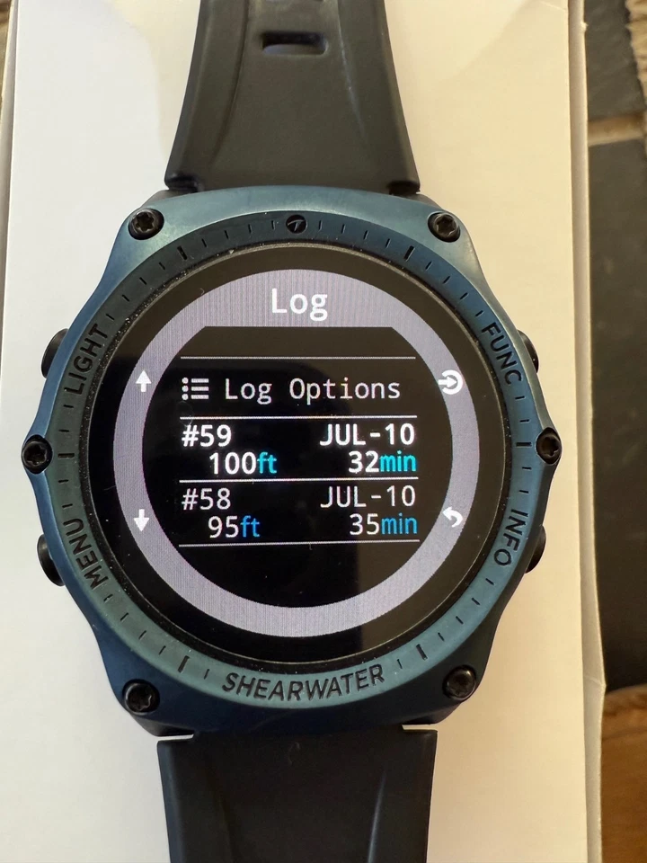 Shearwater Research Teric Dive Computer Blu - Immagine 3 di 4