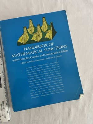 Dover Books: Handbook of Mathematical Functions - Formulas, graphs and tables