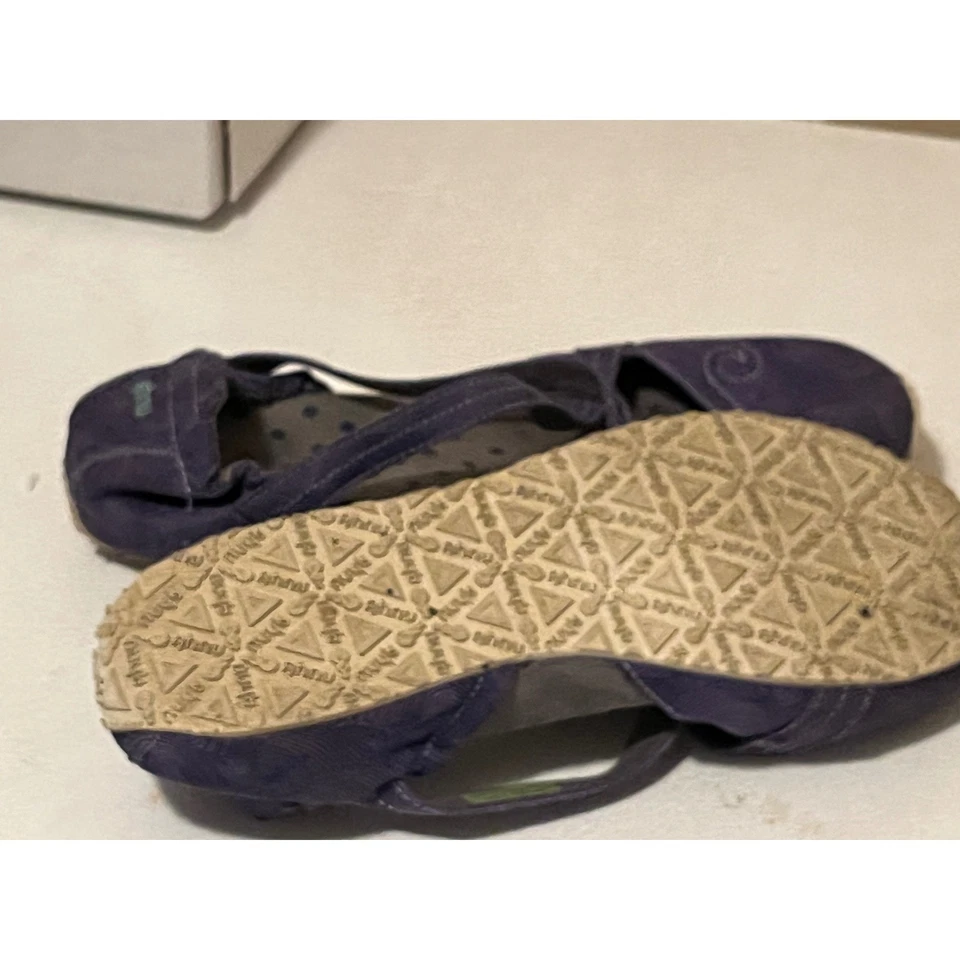 Ahnu фиолетовый Swirl балет плоский Мэри Джейн туфли женский размер 8,5 - Изображение 2 из 4