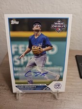 2023 Topps Pro Debut Cade Doughty Certified Autograph