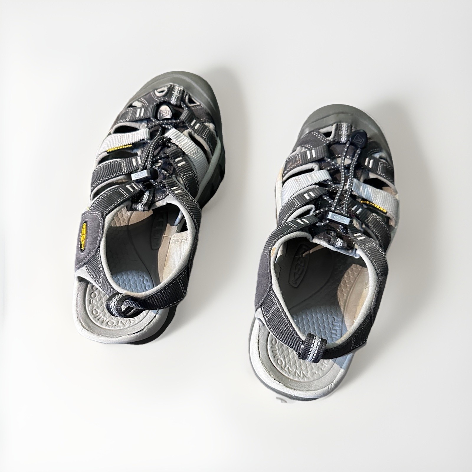 Keen Newport H2 grigio impermeabile scarpe sandali sportivi donna taglia 9