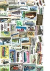 TRAINS  50 USED DIFFERENT STAMPS