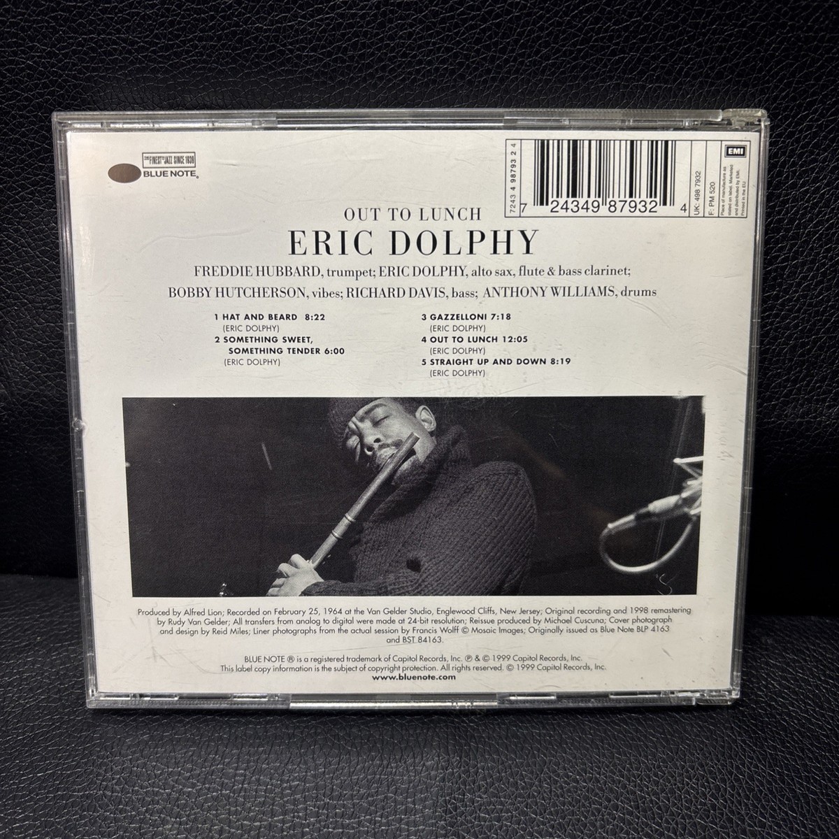 Eric Dolphy - Out To Lunch, CD, 1999, Blue Note Records, RVG 