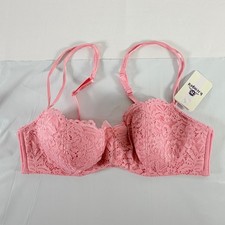 b.tempt'd by Wacoal Ciao Bella Balconette Bra Size 34C Pink Lace Underwire NWT